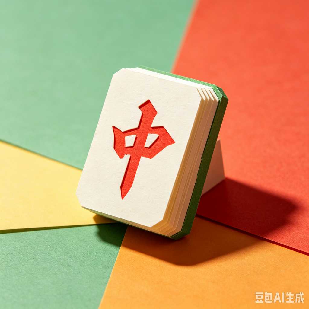 embossed mahjong set design